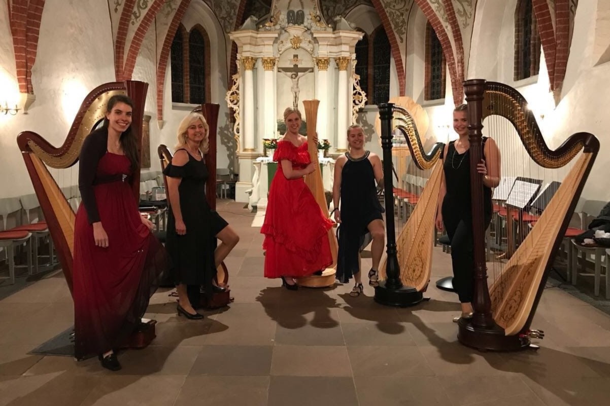 harfenensemble glissandi